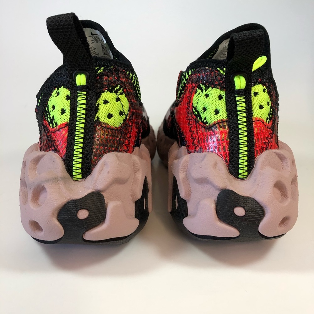 Nike ISPA OverReact Flyknit - Black/Crimson/Volt - Picture 5 of 13